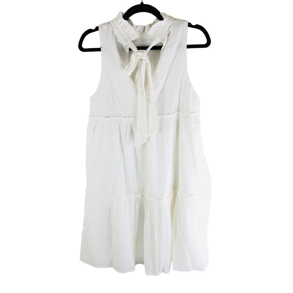 NWOT Tuckernuck Pomander Place White Gauze Cotton Morgan Swing Dress Size XS - Picture 6 of 6